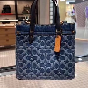 Coach Denim Tote